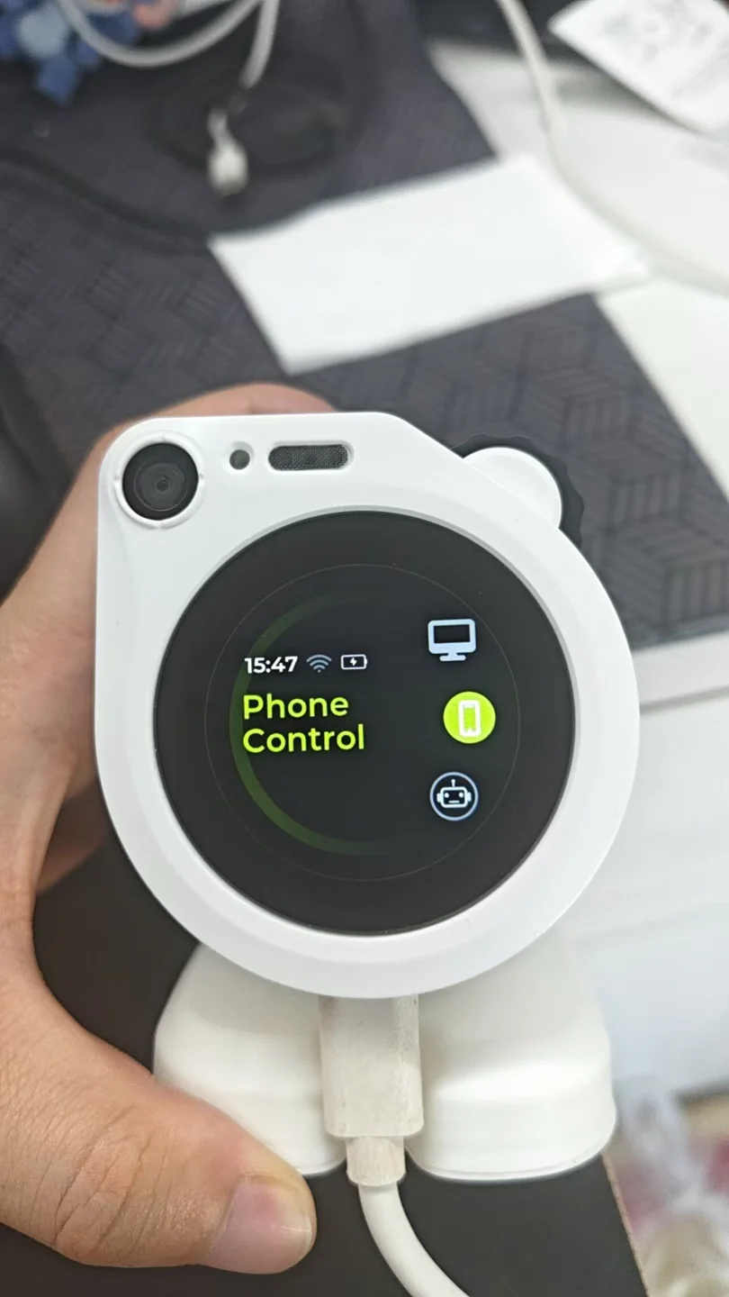 Select Phone Control on the robot